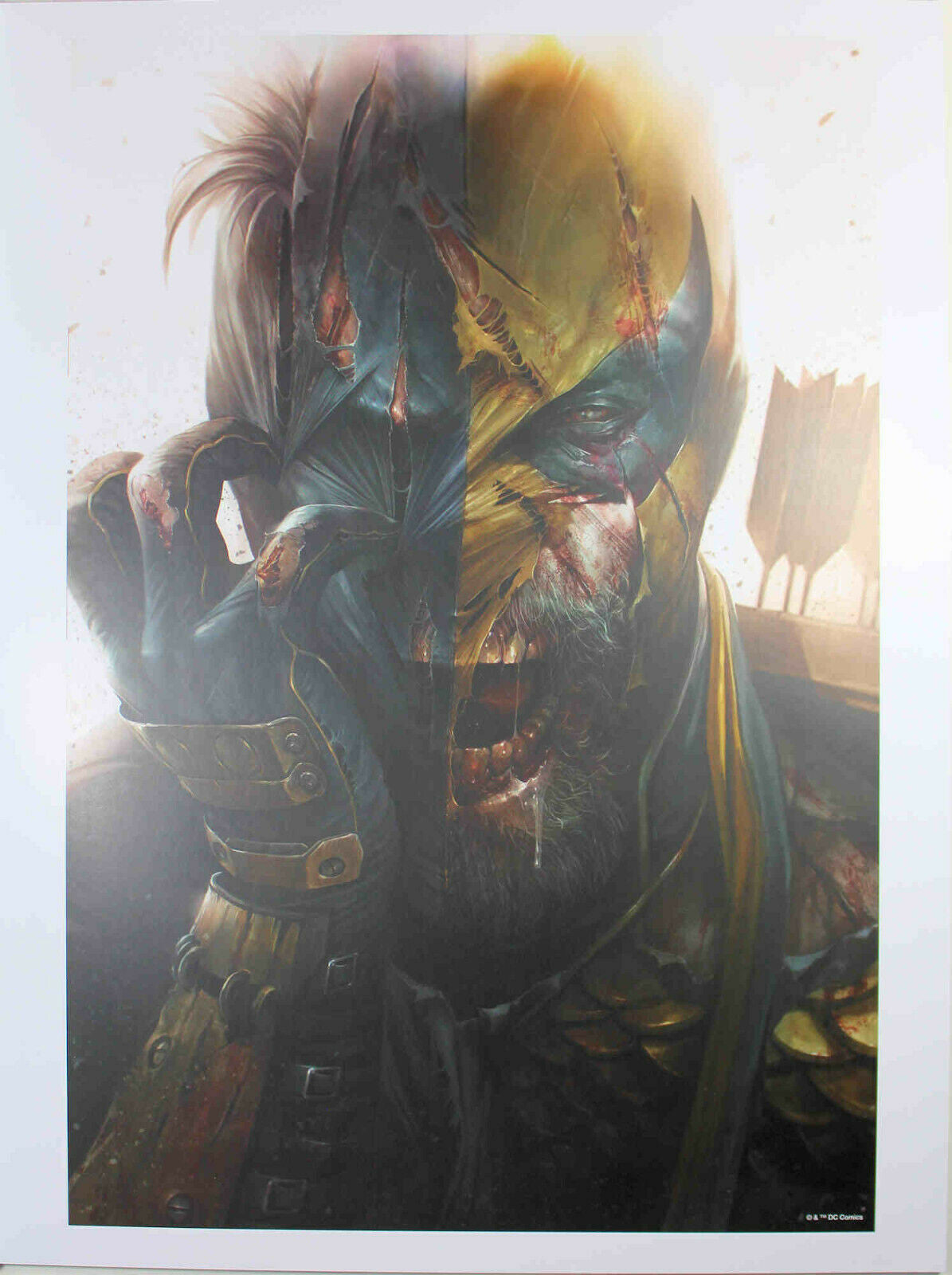 DCEASED: A GOOD DAY TO DIE #1 ART PRINT by Francesco Mattina ~ 12" x 16" ~ DC