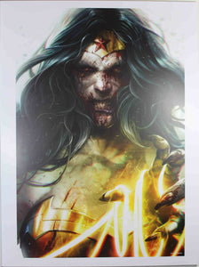 DCEASED #3 (WONDER WOMAN) ART PRINT by Francesco Mattina ~ 12" x 16" ~ DC Comics