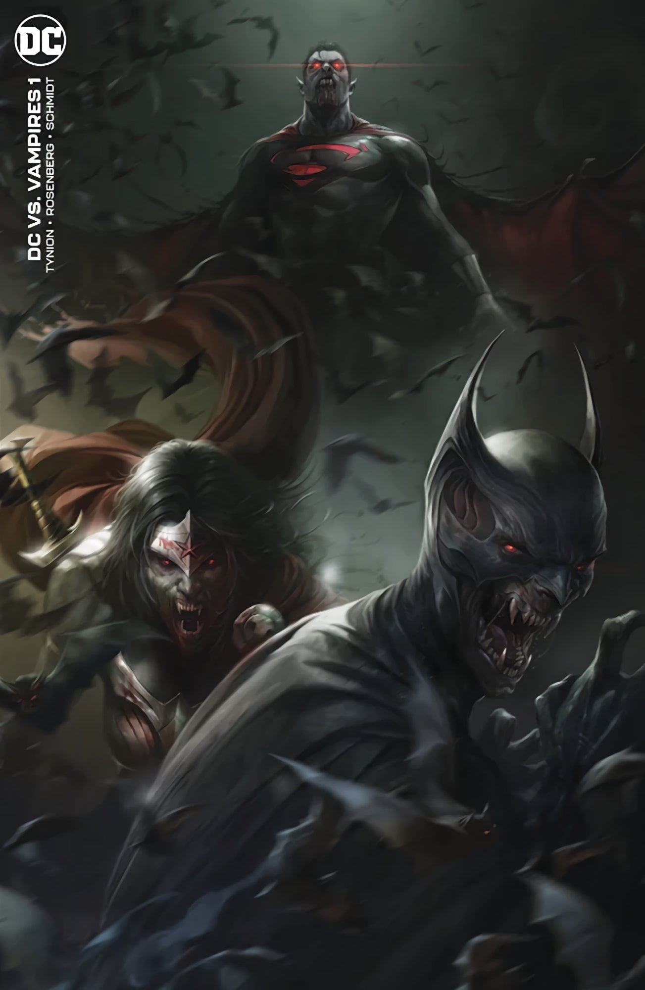 DC vs. VAMPIRES #1 (FRANCESCO MATTINA EXCLUSIVE MINIMAL TRADE DRESS VARIANT) ~ DC Comics