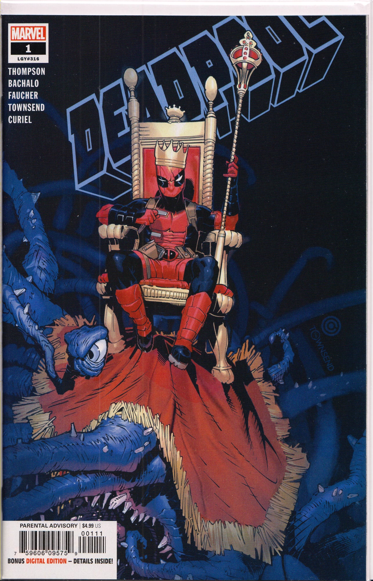 DEADPOOL #1 (1ST PRINT)(2019) COMIC BOOK ~ Marvel Comics