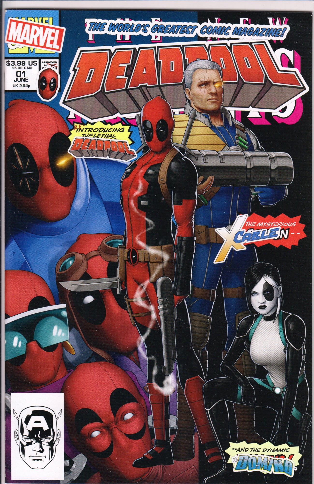 DEADPOOL #1 (JOHN CASSADAY VARIANT) COMIC BOOK ~ Marvel Comics