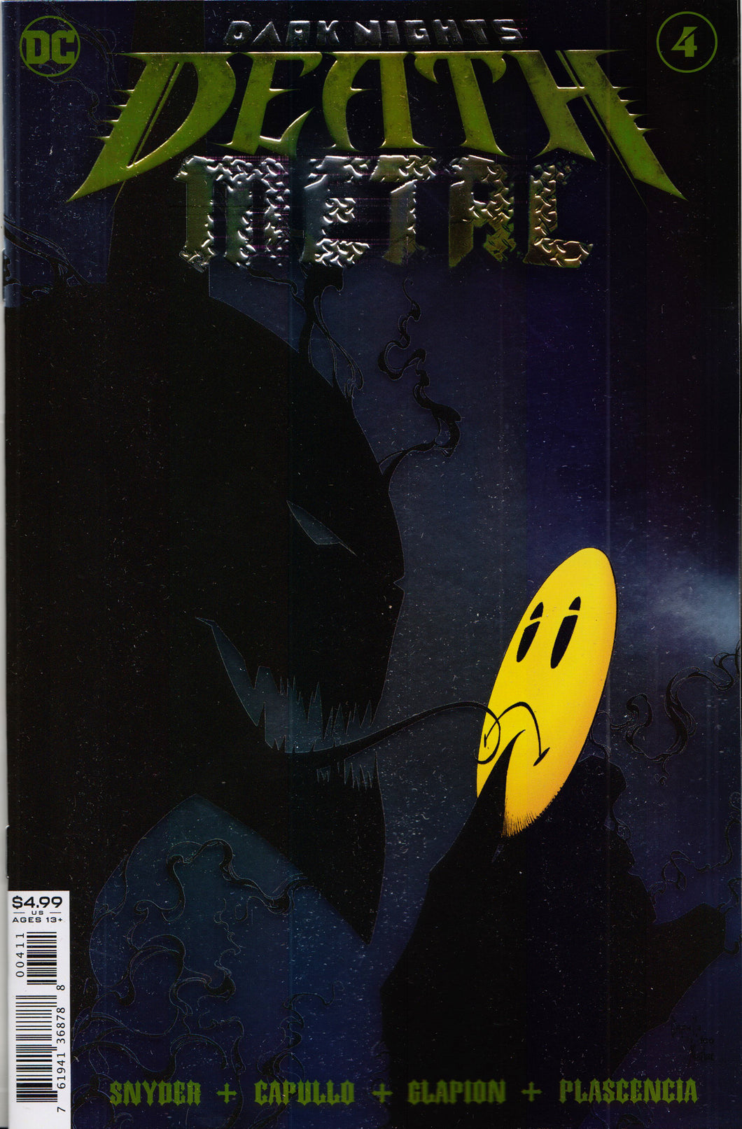 DARK NIGHTS: DEATH METAL #4 (Enhanced Foil Variant) COMIC BOOK ~ DC Comics