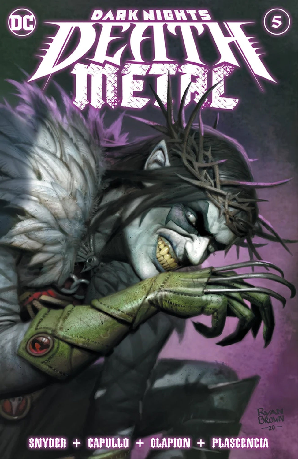 DARK NIGHTS: DEATH METAL #5 (RYAN BROWN EXCLUSIVE TRADE VARIANT) ~ DC Comics