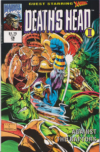 DEATH'S HEAD II #3 COMIC BOOK ~ Marvel Comics