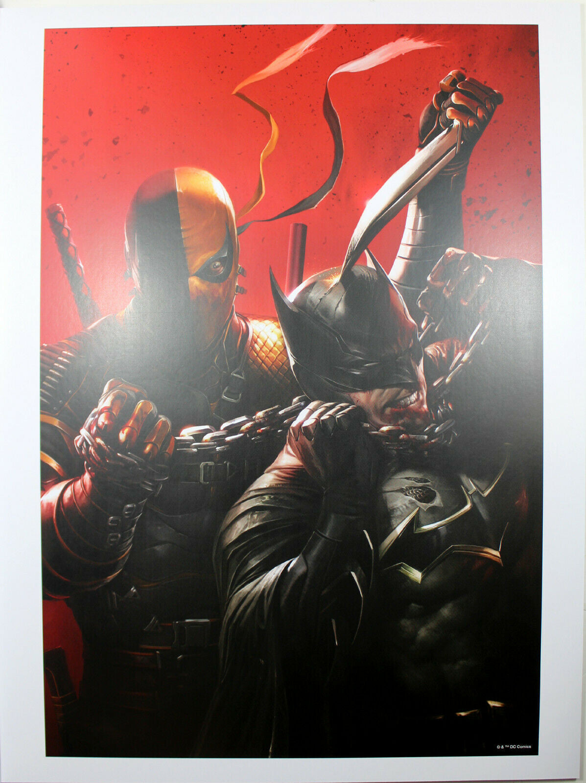 DEATHSTROKE #35 ART PRINT by Francesco Mattina ~ 12" x 16"