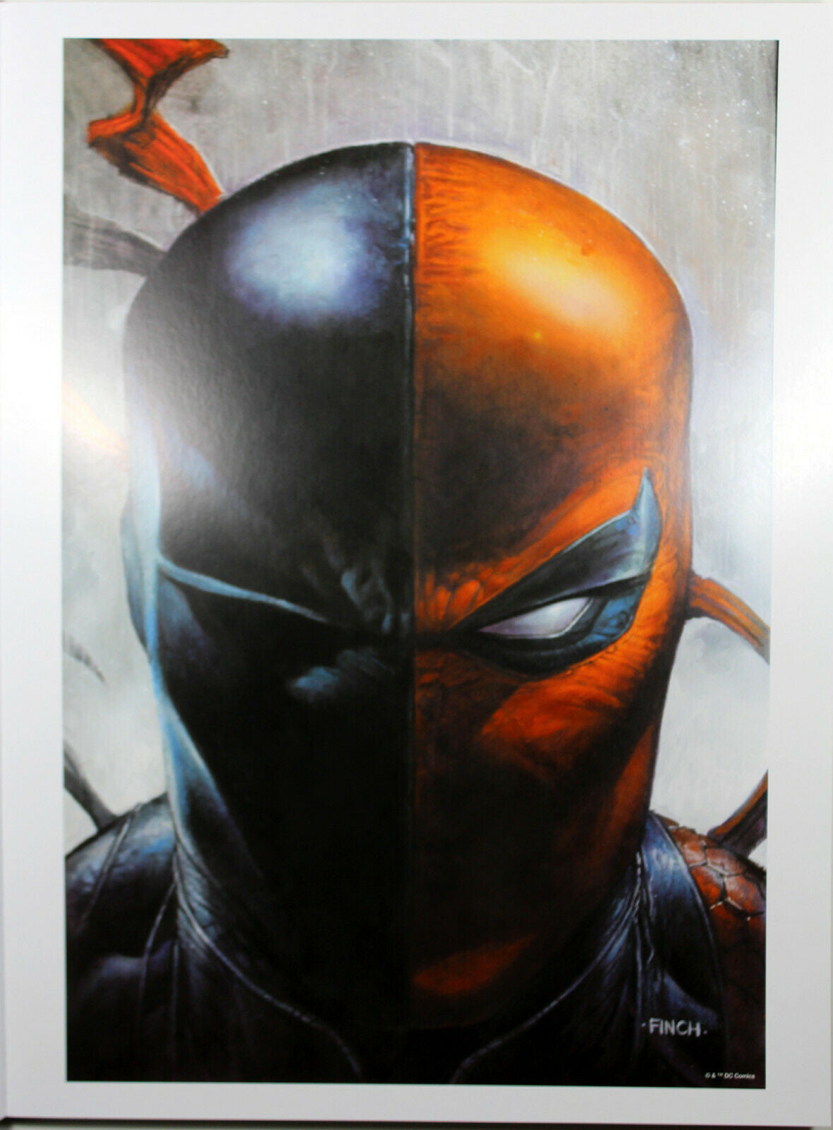 DEATHSTROKE ART PRINT by David Finch ~ 12" x 16" ~ DC Year of the Villain