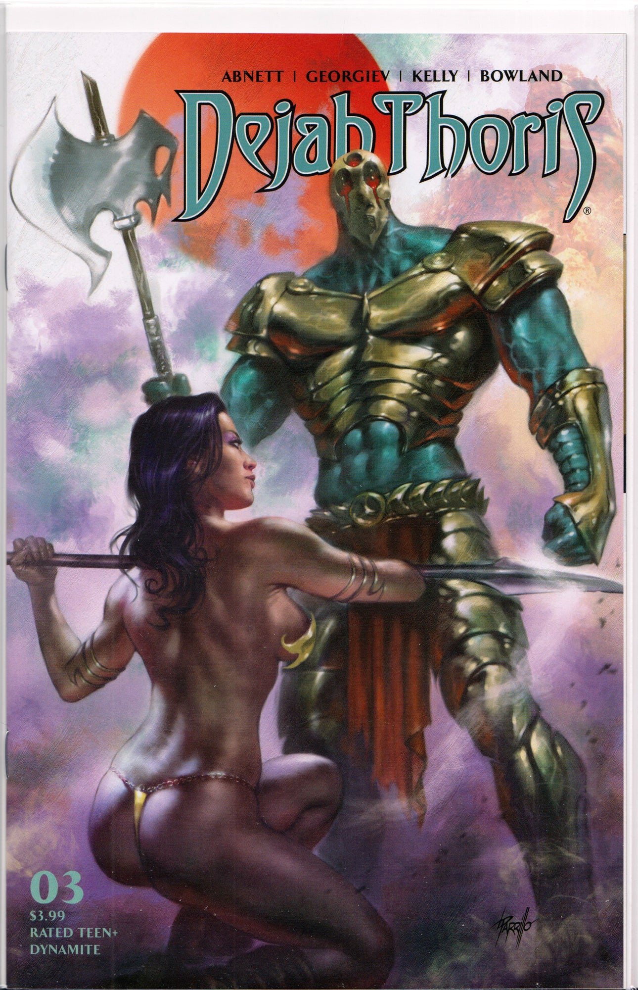 DEJAH THORIS #3 (LUCIO PARRILLO VARIANT) COMIC BOOK ~ Dynamite