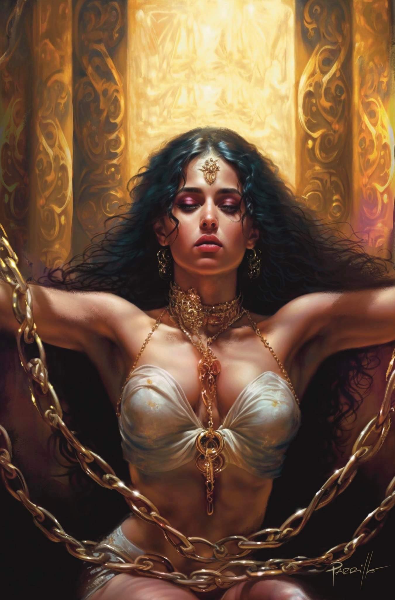 DEJAH THORIS #1 (LUCIO PARRILLO EXCLUSIVE VIRGIN VARIANT) COMIC BOOK ~ Dynamite