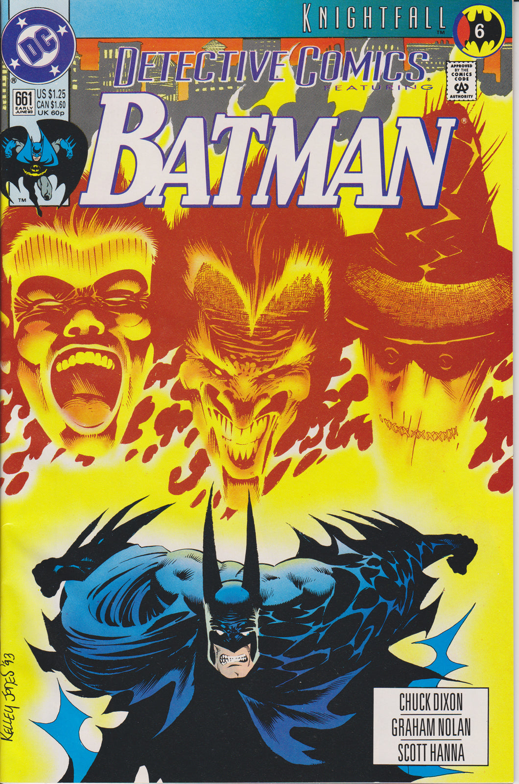 DETECTIVE COMICS #661 COMIC BOOK ~ DC Comics