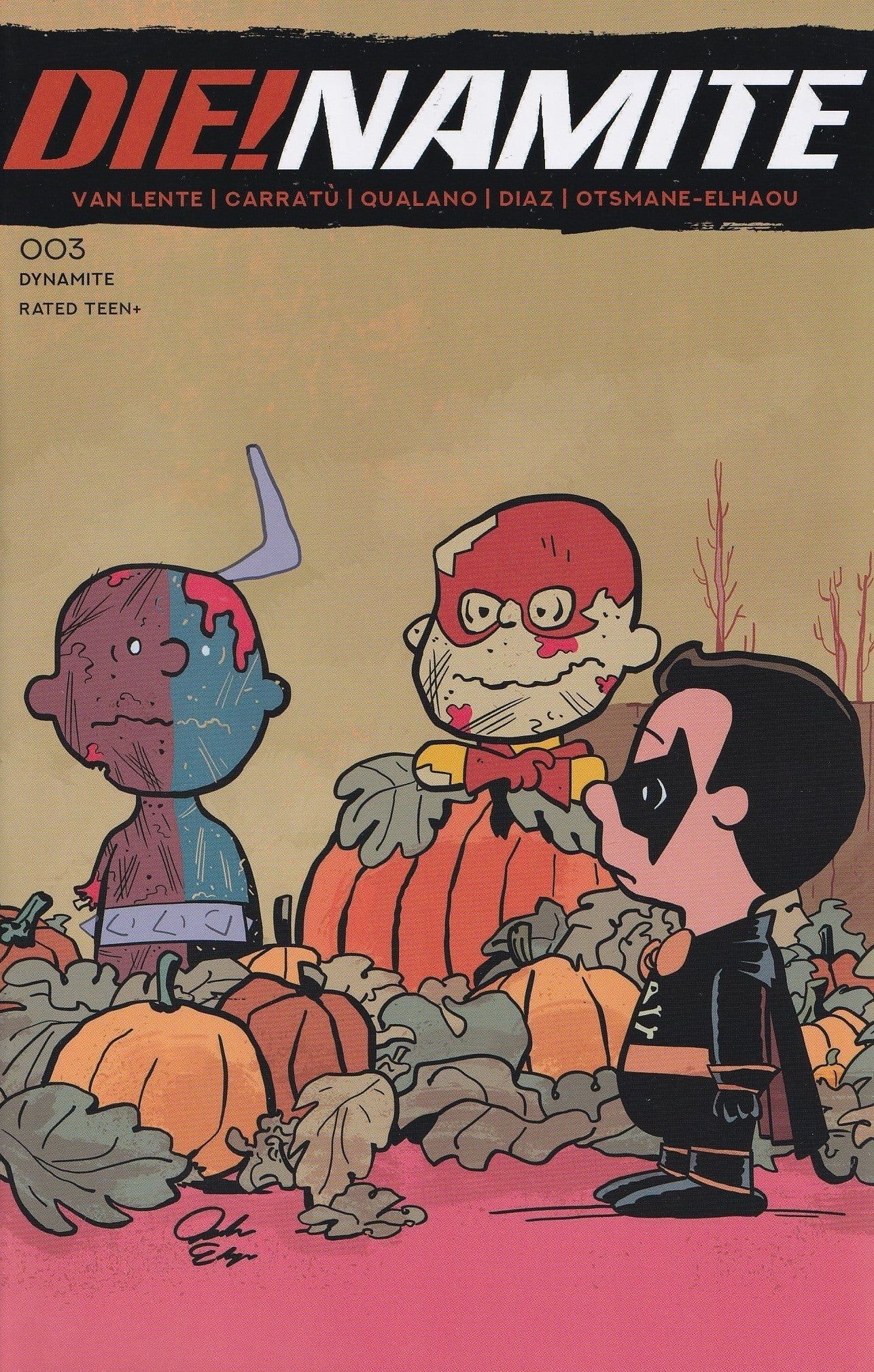 DIE!NAMITE #3 (PEANUTS VARIANT COVER) COMIC BOOK ~ Dynamite