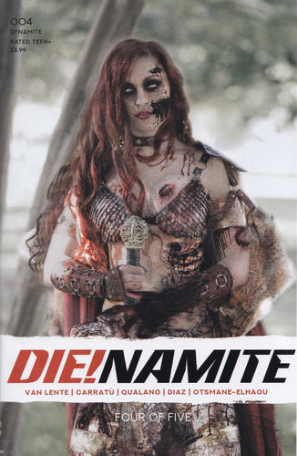 DIE!NAMITE #4 (RED SONJA COSPLAY VARIANT) COMIC BOOK ~ Dynamite Entertainment