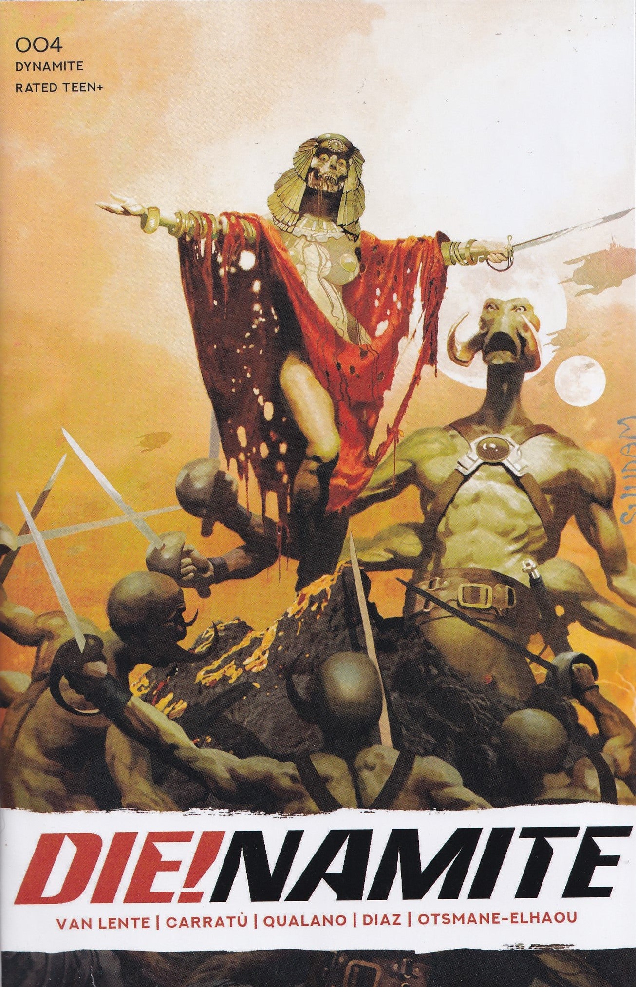 DIE!NAMITE #4 (ARTHUR SUYDAM VARIANT) COMIC BOOK ~ Dynamite Entertainment