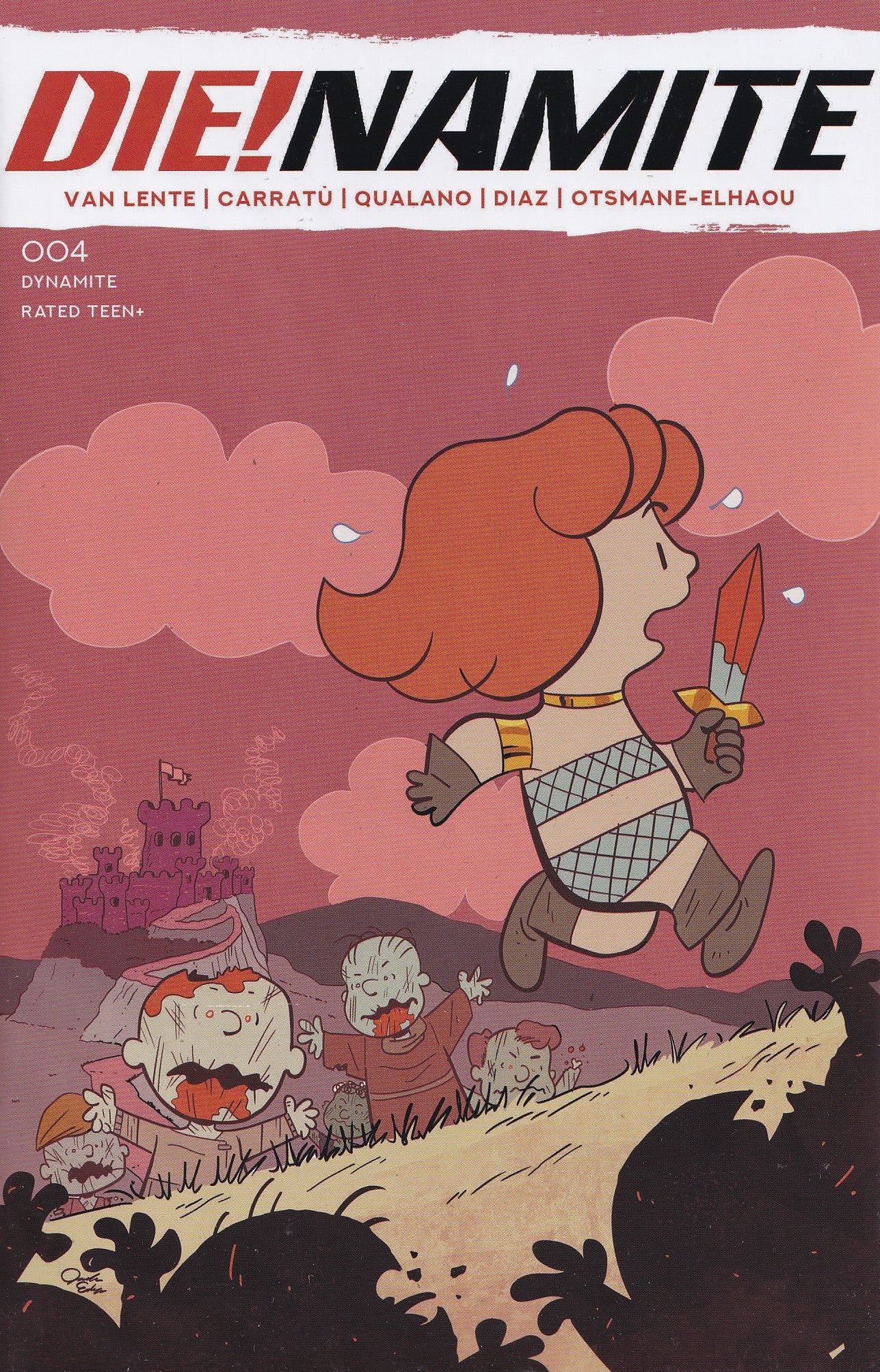 DIE!NAMITE #4 (PEANUTS PARODY VARIANT) COMIC BOOK ~ Dynamite Entertainment