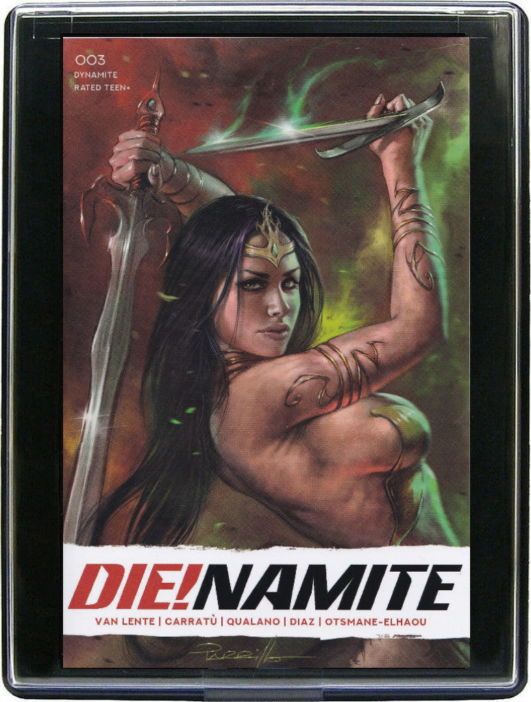 DIE!NAMITE #3 (Parrillo Cover B) Framed Comic Book Custom Home Decor Wall Art