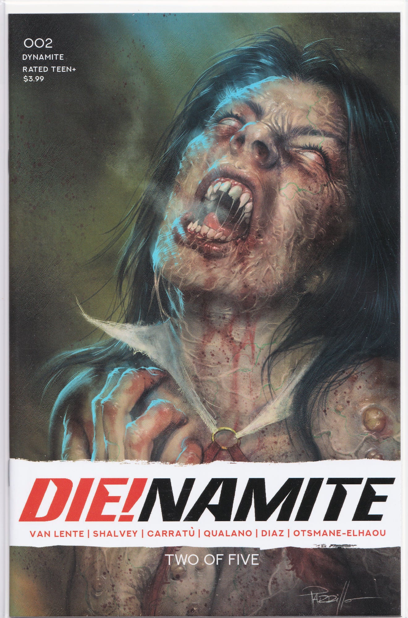 DIE!NAMITE #2 (LUCIO PARRILLO VARIANT) COMIC BOOK ~ Dynamite Entertainment