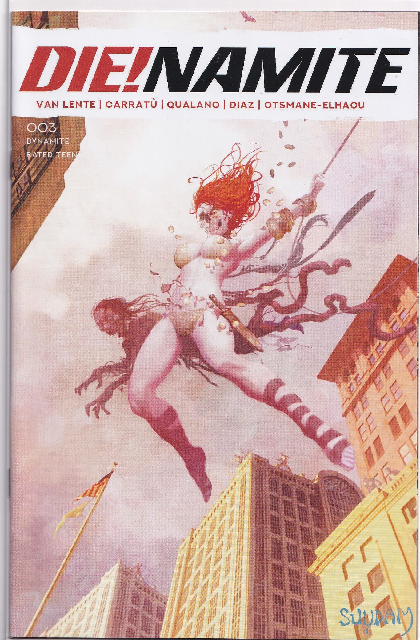 DIE!NAMITE #3 (SUYDAM ZOMBIE VARIANT) COMIC BOOK ~ Dynamite