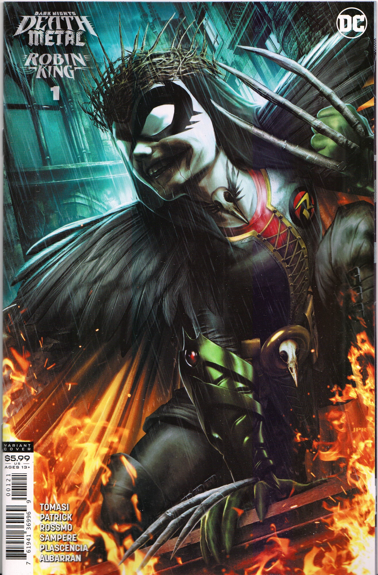 DARK NIGHTS: DEATH METAL ~ ROBIN KING #1 ~ 1:25 JEREMY ROBERTS INCENTIVE ~ DC