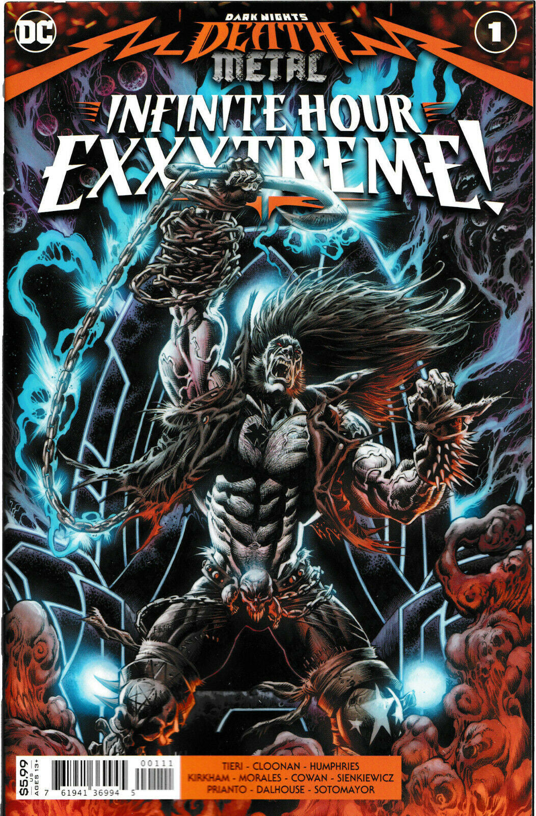 DARK NIGHTS: DEATH METAL ~ INFINITE HOUR EXXXTREME! #1 (KYLE HOTZ VARIANT)