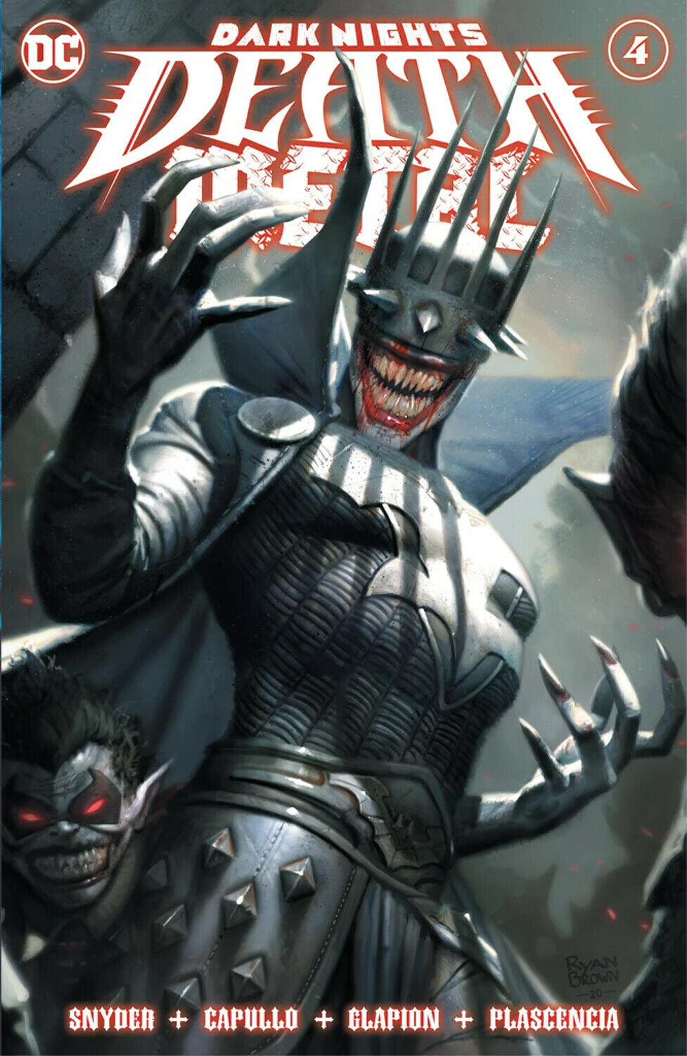 DARK NIGHTS: DEATH METAL #4 (RYAN BROWN EXCLUSIVE TRADE VARIANT) ~ DC Comics