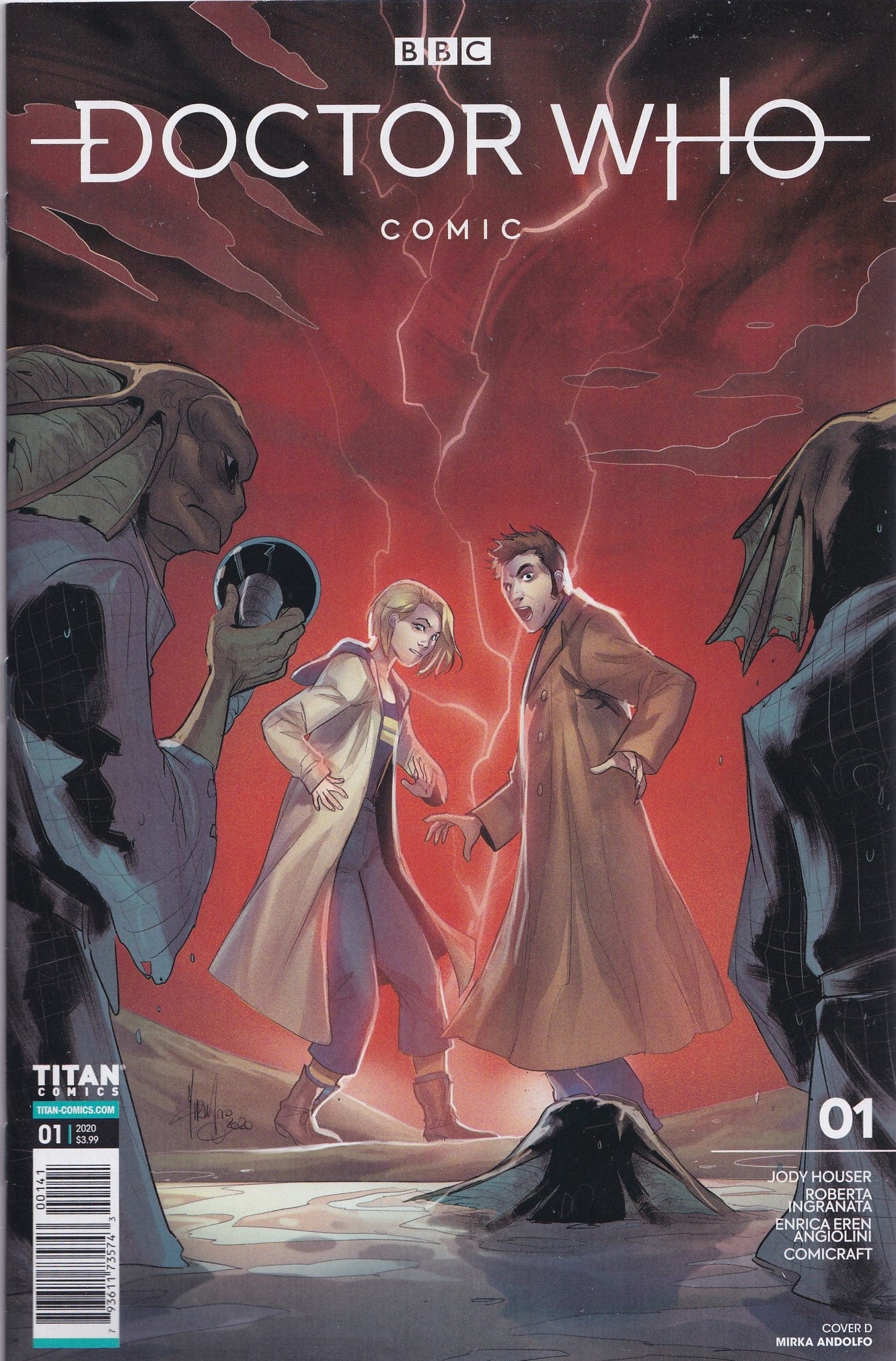 DOCTOR WHO COMICS #1 (MIRKA ANDOLFO VARIANT)(2020) COMIC BOOK ~ Titan Comics