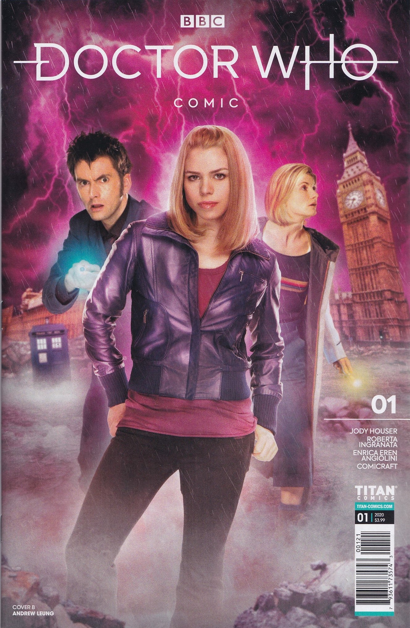 DOCTOR WHO COMICS #1 (PHOTO VARIANT)(2020) COMIC ~ Titan Comics