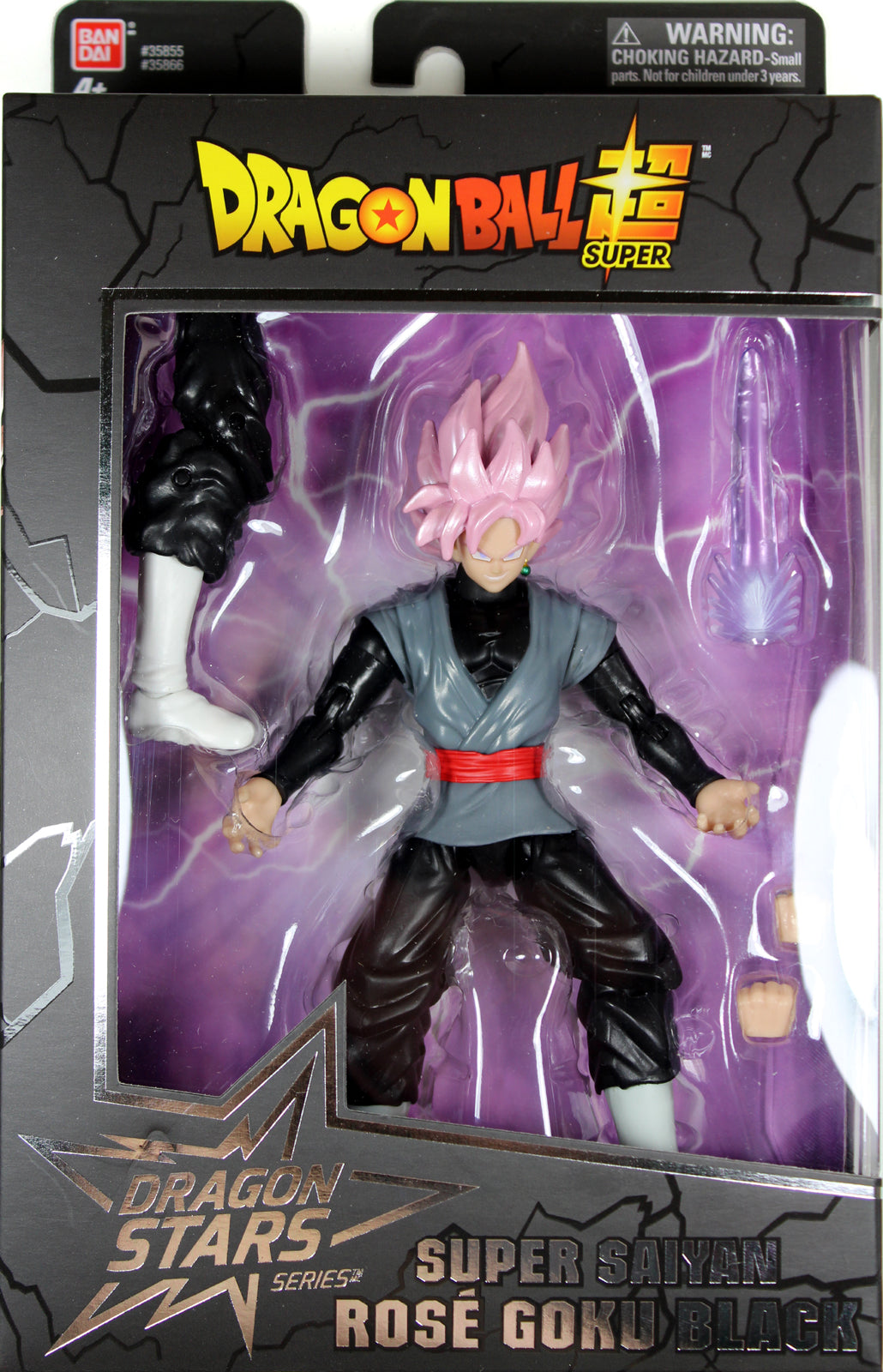 Dragon Stars Series 4 ~ SUPER SAIYAN ROSE GOKU BLACK ACTION FIGURE ~ Bandai