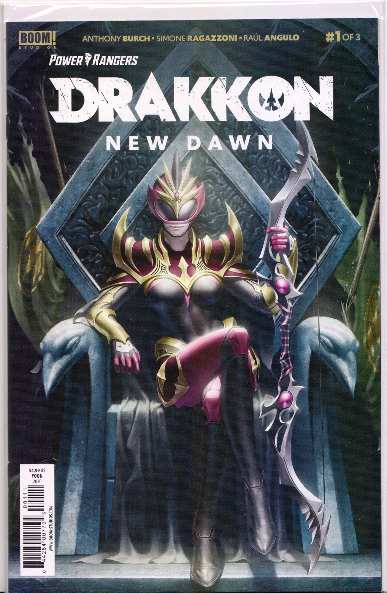 Power Rangers: DRAKKON ~ NEW DAWN #1 COMIC BOOK ~ MMPR Boom! Studios