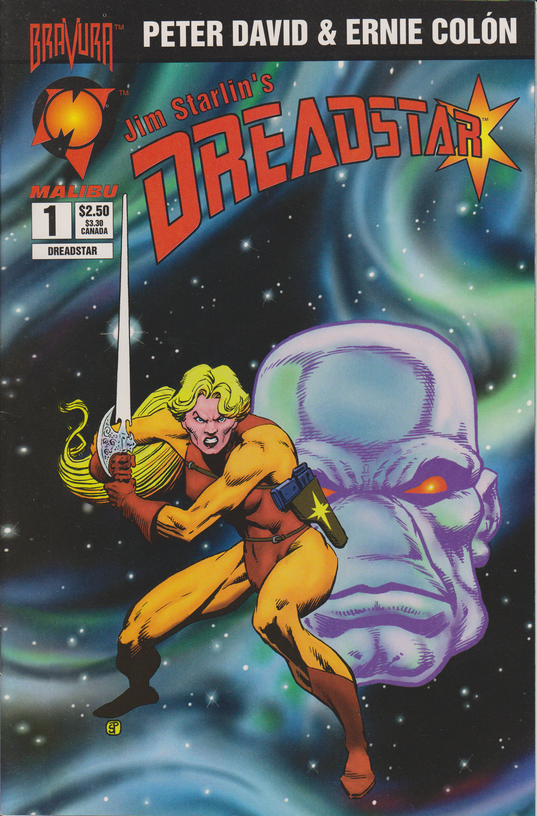 DREADSTAR #1 COMIC BOOK ~ Jim Starlin ~ Malibu Comics