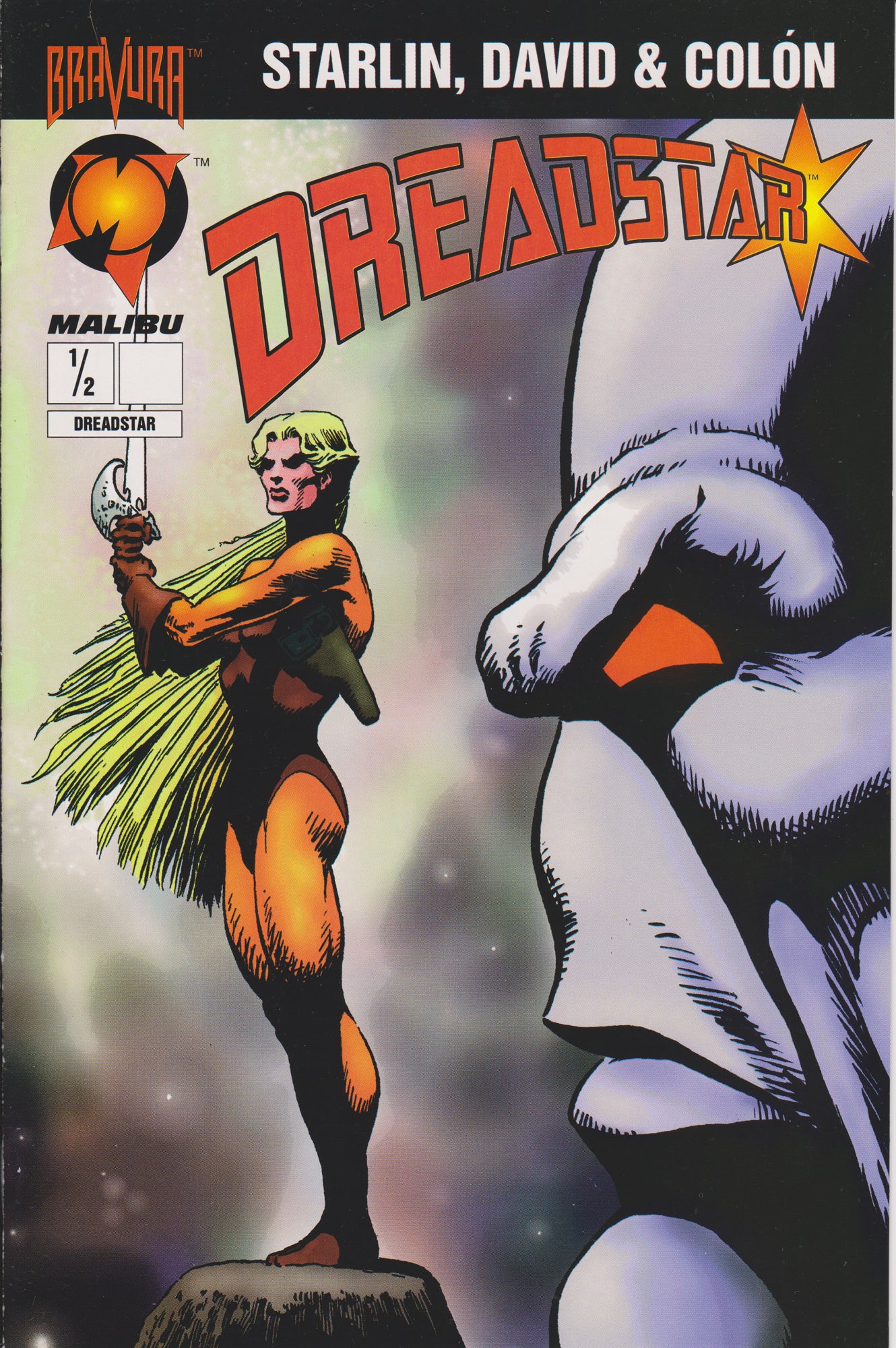 DREADSTAR #1/2 COMIC BOOK ~ Jim Starlin ~ Malibu Comics