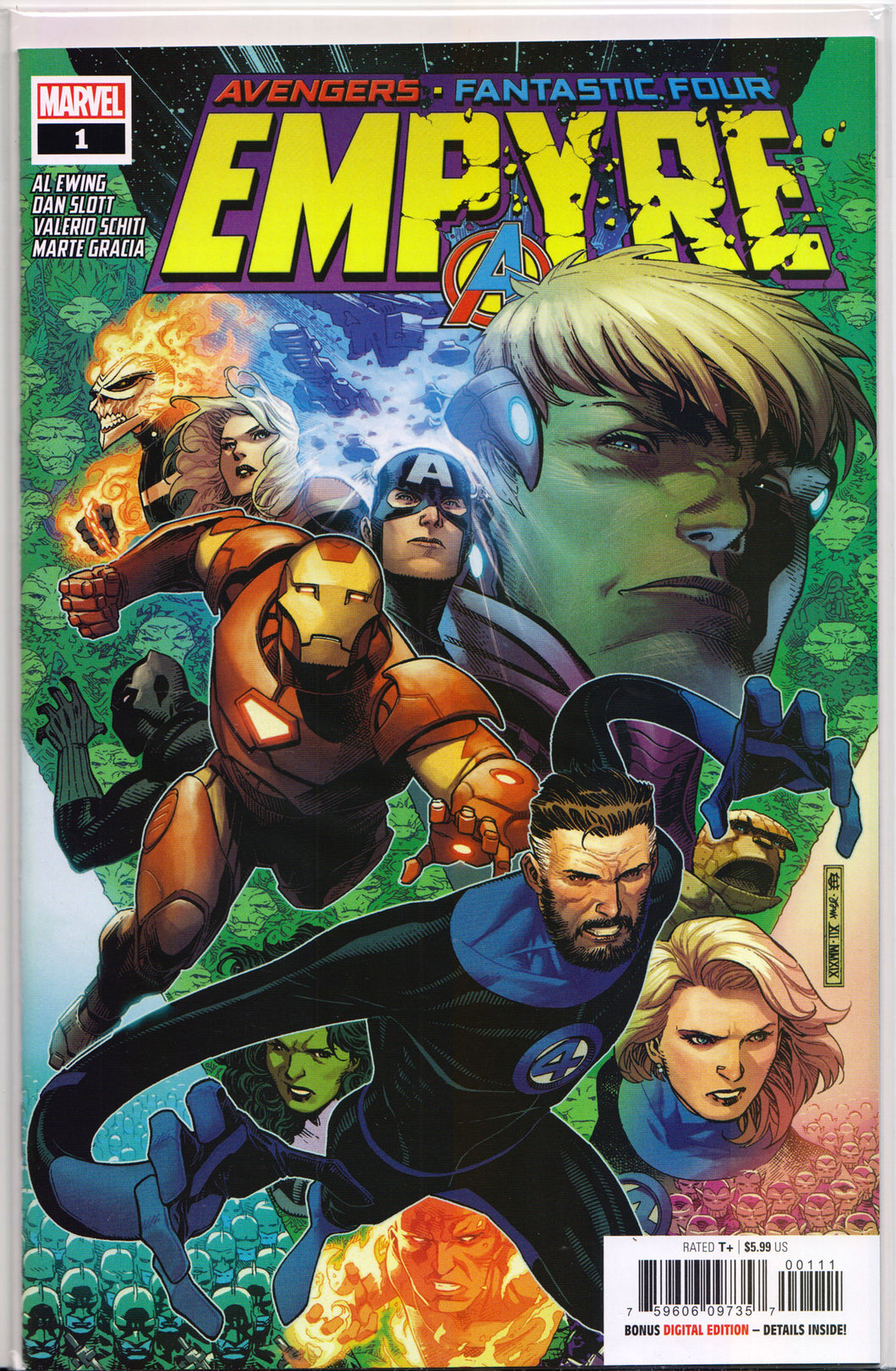 EMPYRE #1 (JIM CHEUNG VARIANT) Comic Book ~ Marvel Comics