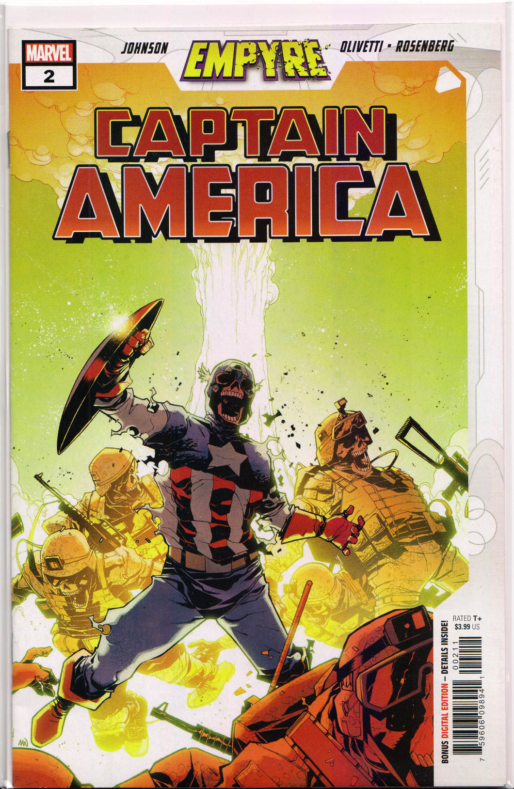 EMPYRE: CAPTAIN AMERICA #2 (MIKE HENDERSON VARIANT) Comic Book ~ Marvel Comics