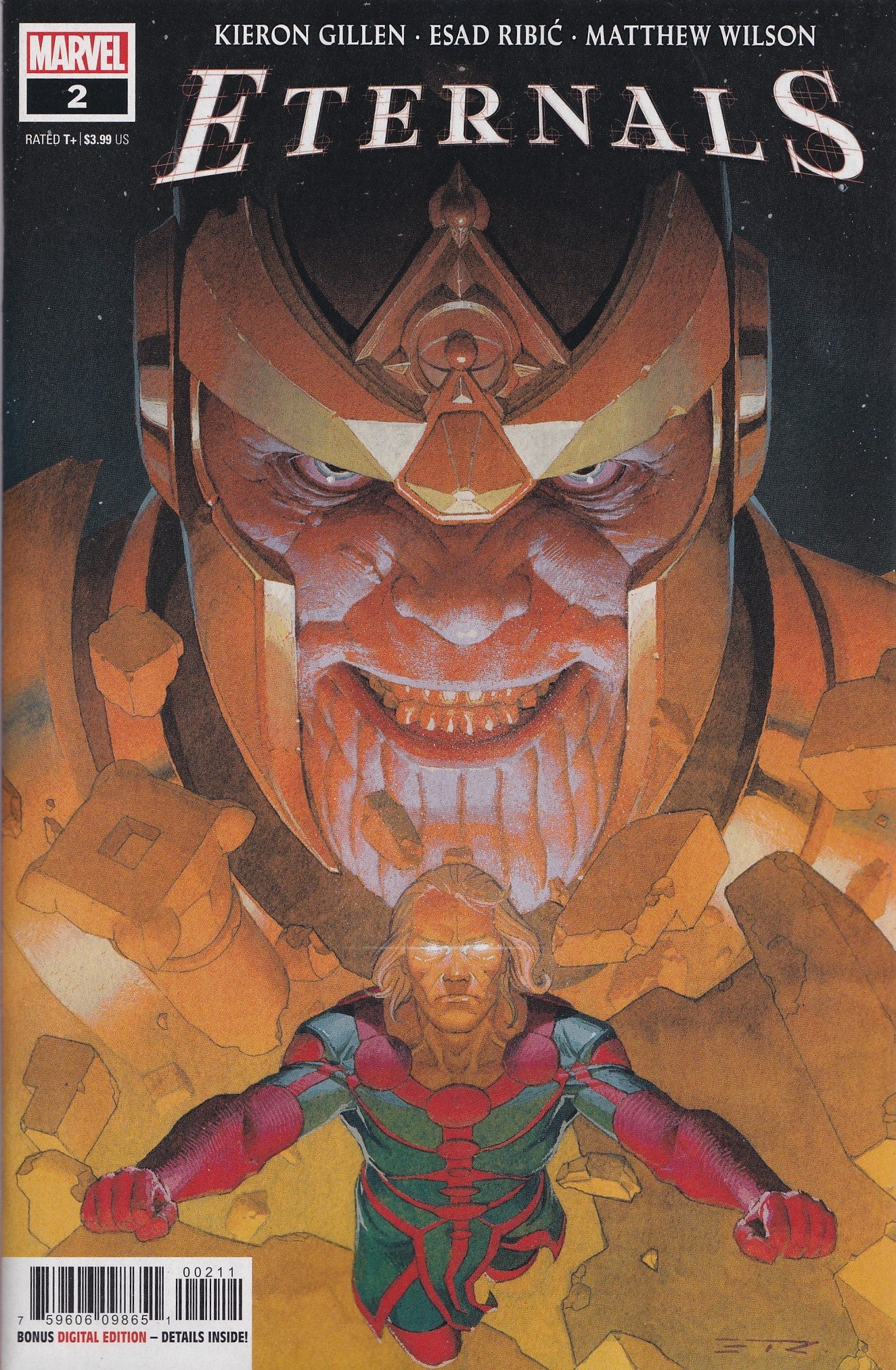 ETERNALS #2 (ESAD RIBIC VARIANT)(2021) COMIC BOOK ~ Marvel Comics