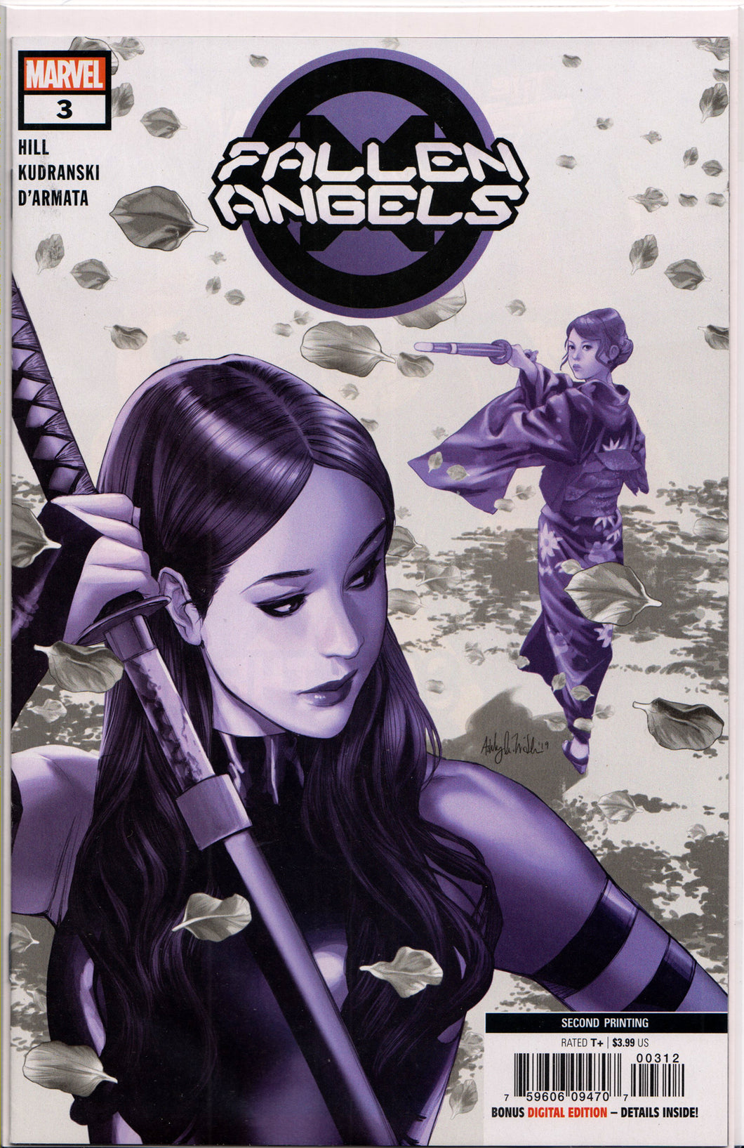 FALLEN ANGELS #3 (2ND PRINT) COMIC BOOK ~ Marvel Comics