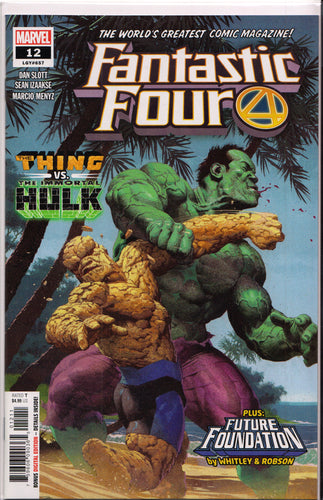 FANTASTIC FOUR #12 (vs. HULK VARIANT)(2019) ~ Marvel Comics