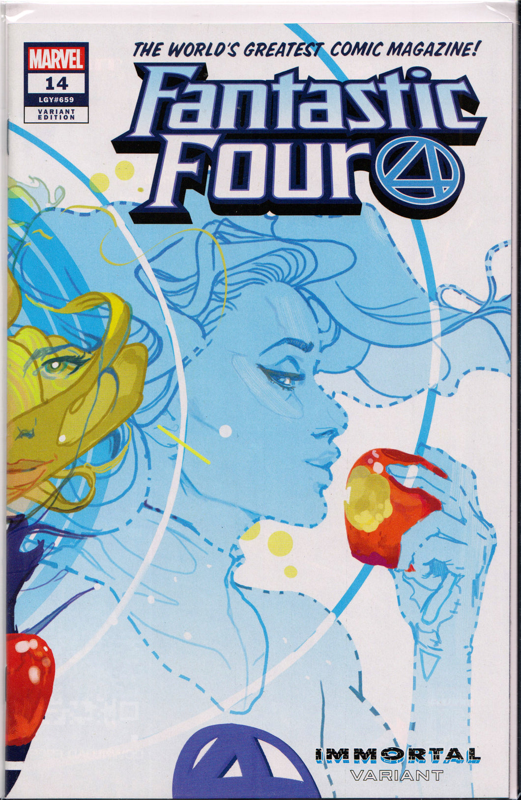 FANTASTIC FOUR #14 (INVISIBLE WOMAN IMMORTAL VARIANT)(2019) ~ Marvel Comics