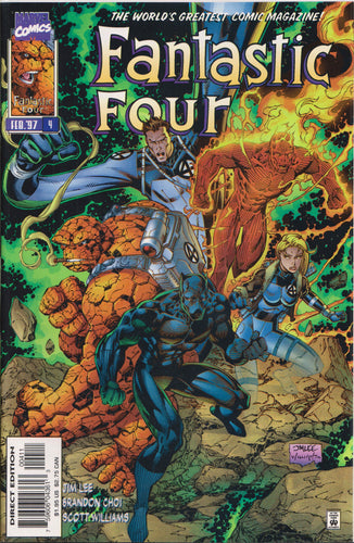 FANTASTIC FOUR #4 (HEROES REBORN) COMIC BOOK ~ Marvel Comics