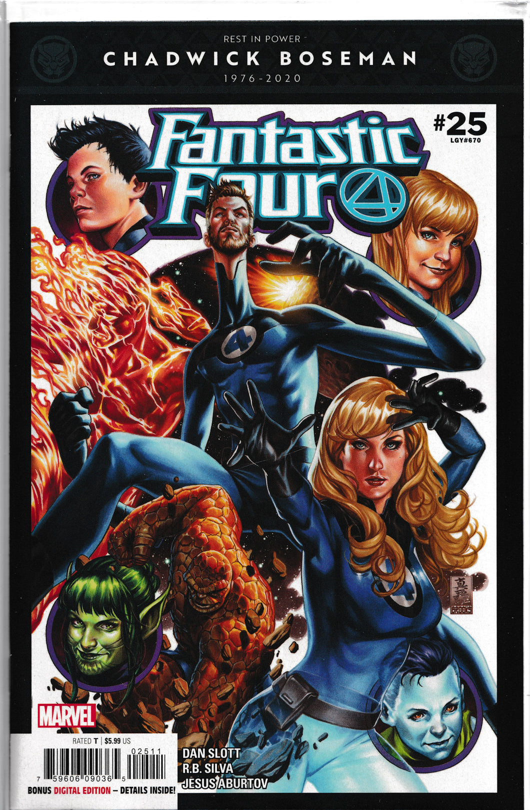 FANTASTIC FOUR #25 (MARK BROOKS VARIANT)(1ST PRINT) ~ Marvel Comics