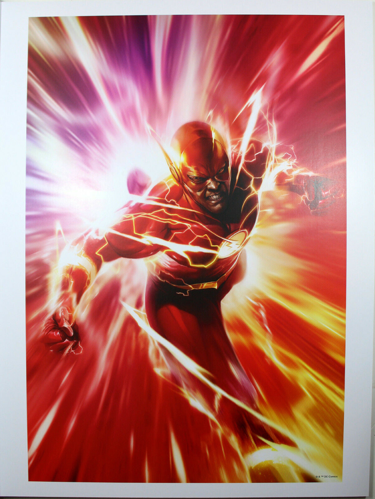 THE FLASH #750 ART PRINT by Francesco Mattina ~ 12" x 16"