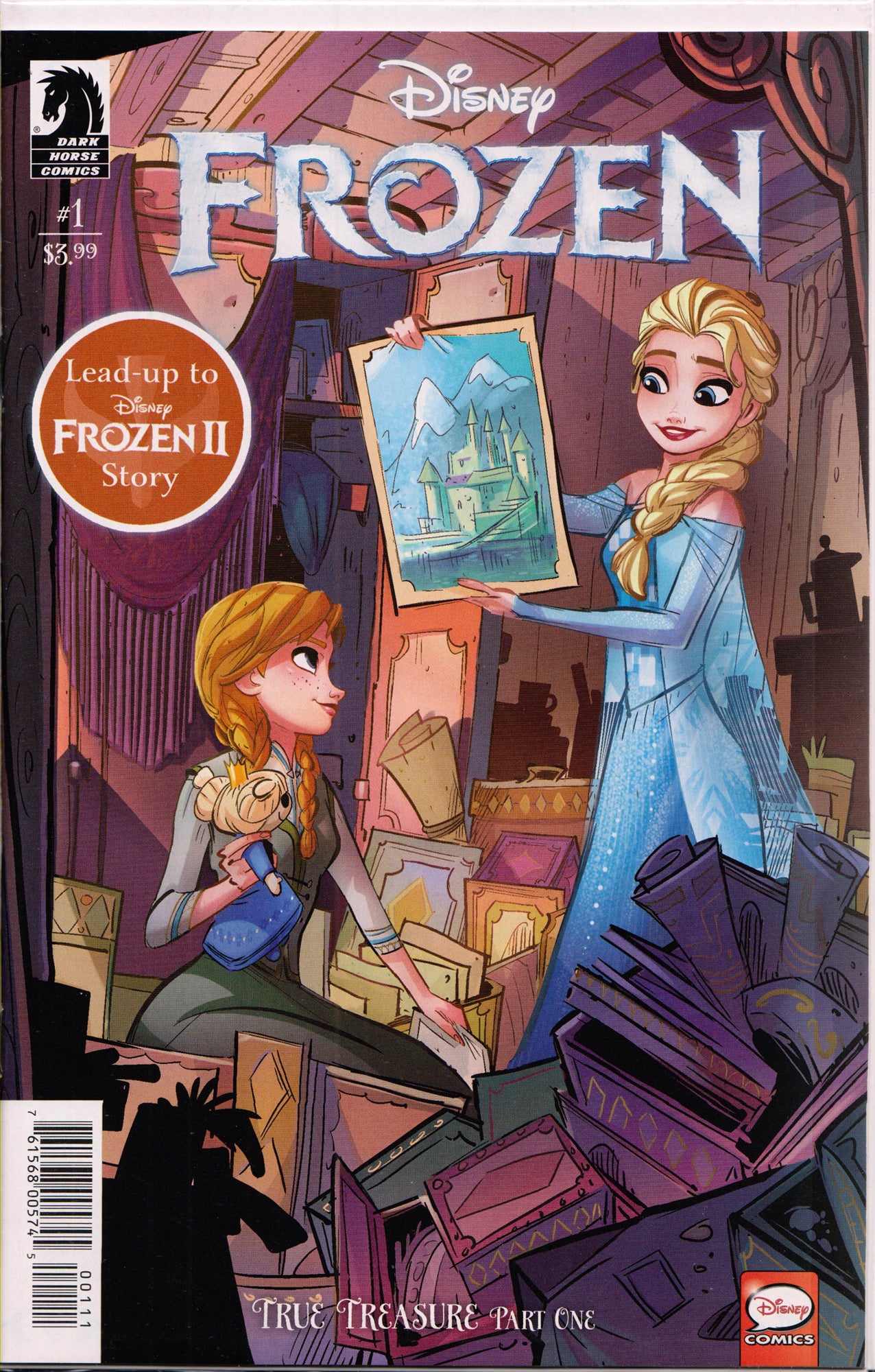 FROZEN: TRUE TREASURE #1 (KAWAII STUDIO VARIANT)(2019) COMIC BOOK ~ Dark Horse Comics