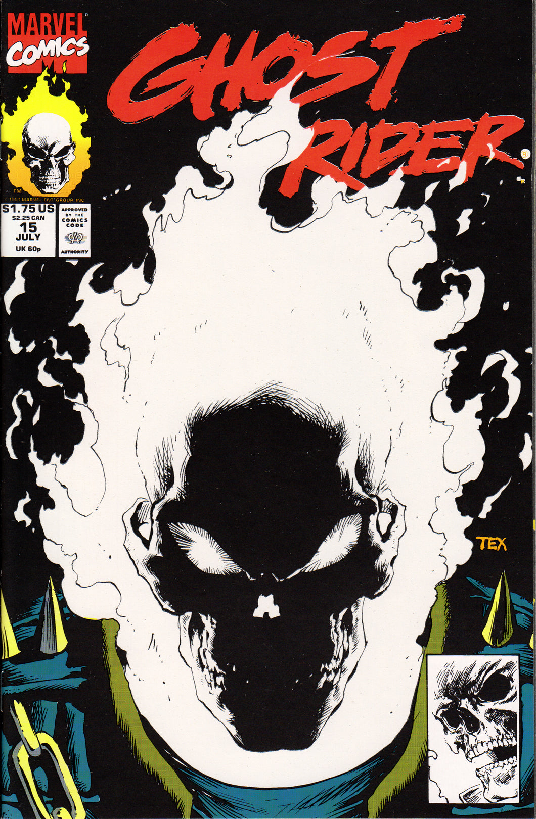 GHOST RIDER #15 (Volume 2) COMIC BOOK ~ Marvel Comics