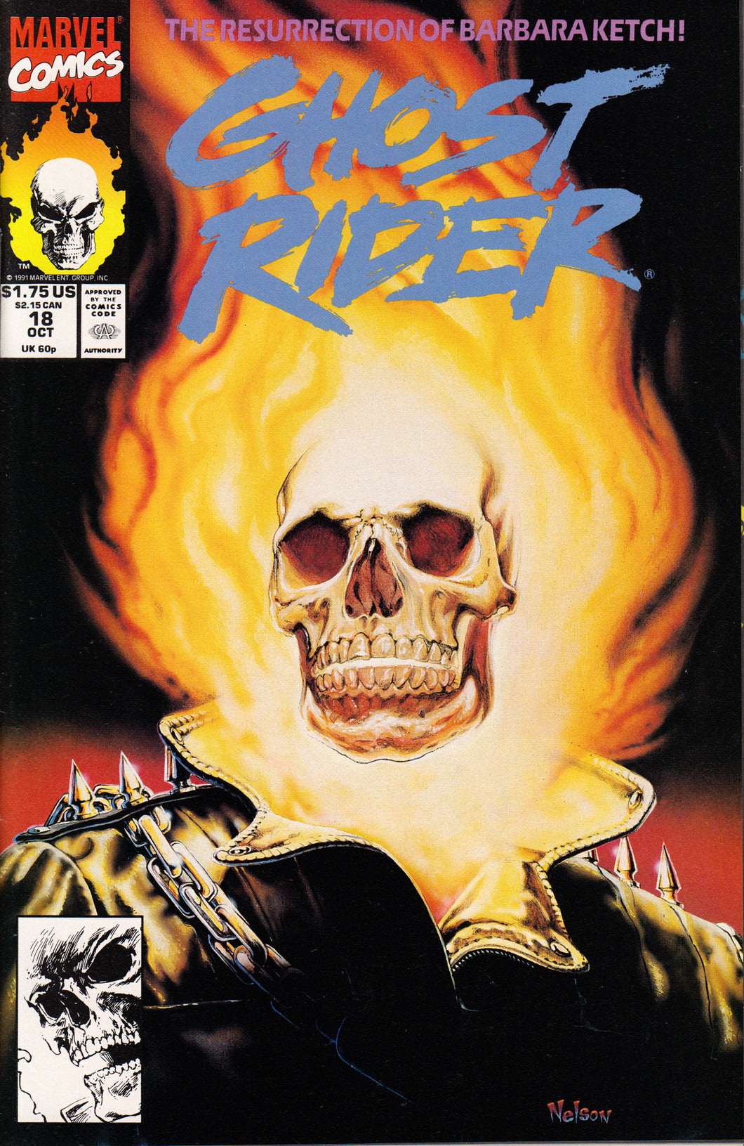 GHOST RIDER #18 (Volume 2) COMIC BOOK ~ Marvel Comics