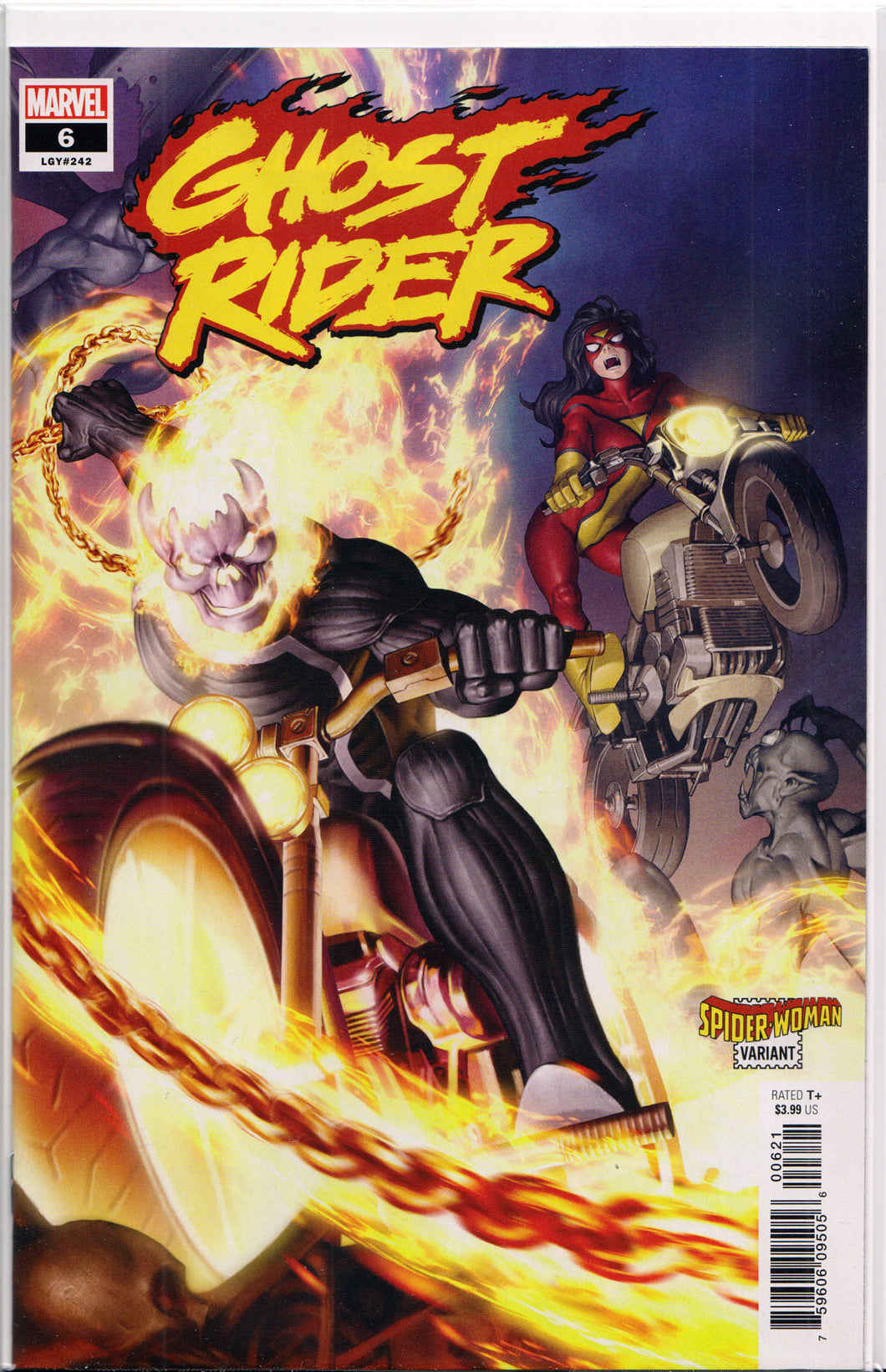 GHOST RIDER #6 (SPIDER-WOMAN VARIANT)(2020) COMIC BOOK ~ Marvel Comics
