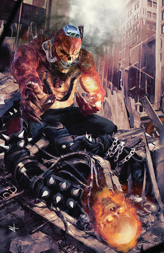 GHOST RIDER #7 (MARCO TURINI EXCLUSIVE VIRGIN VARIANT)(1ST COVER APPEARANCE EXHAUST)