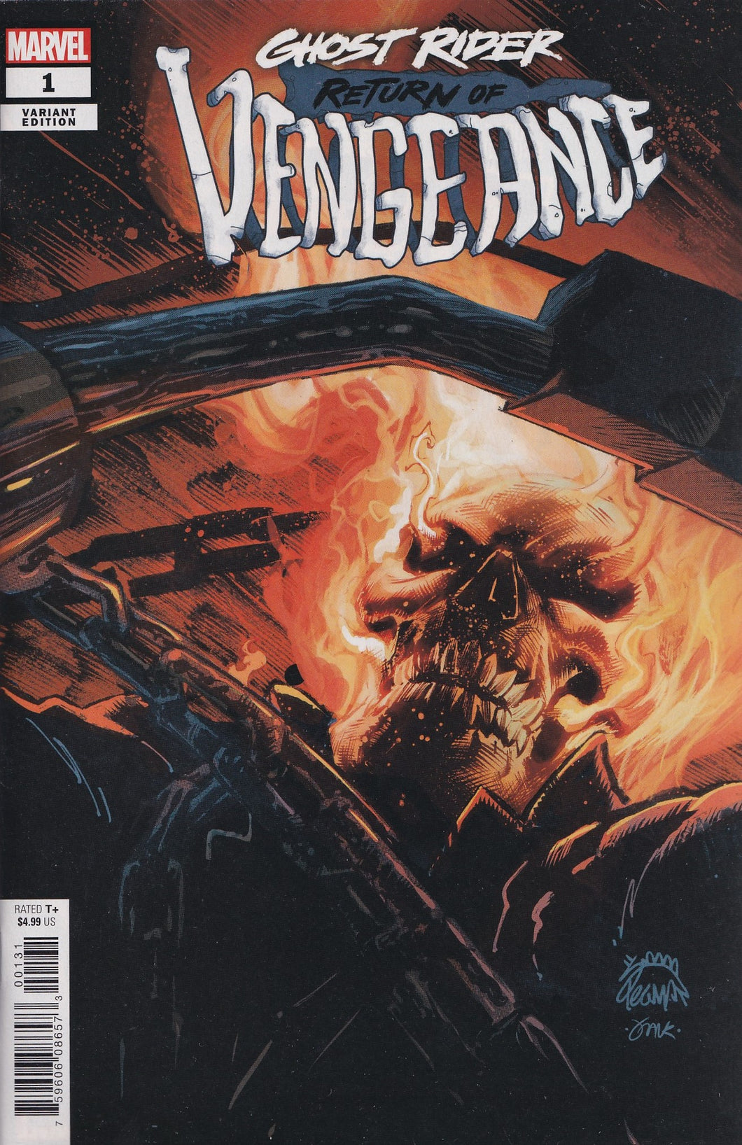GHOST RIDER: RETURN OF VENGEANCE #1 (STEGMAN VARIANT) COMIC ~ Marvel Comics