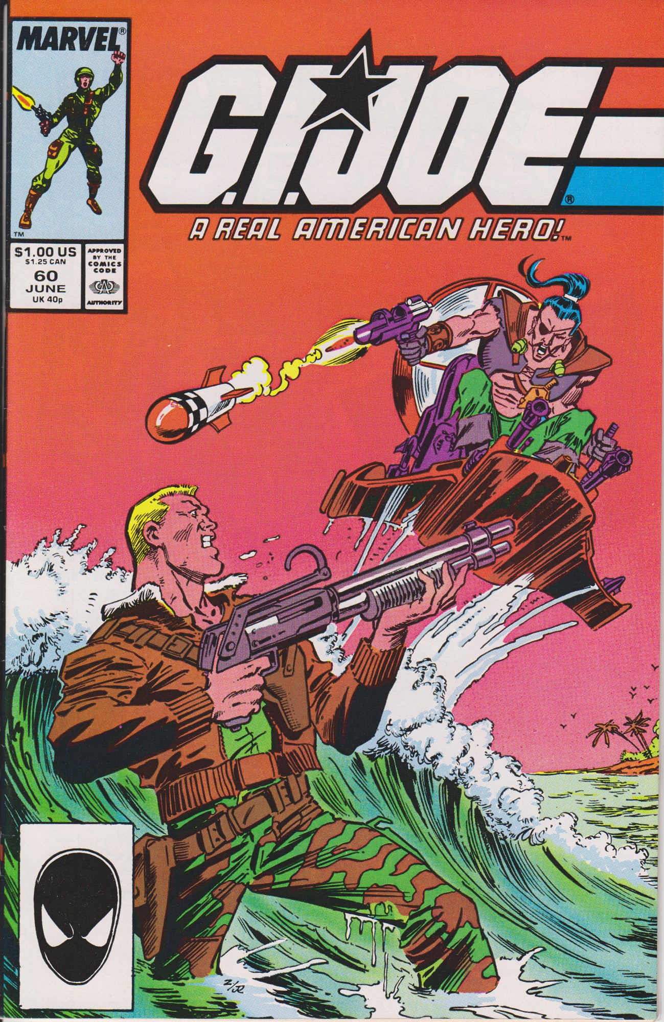 GI JOE #60 COMIC BOOK ~ Todd McFarlane Art ~ Marvel Comics