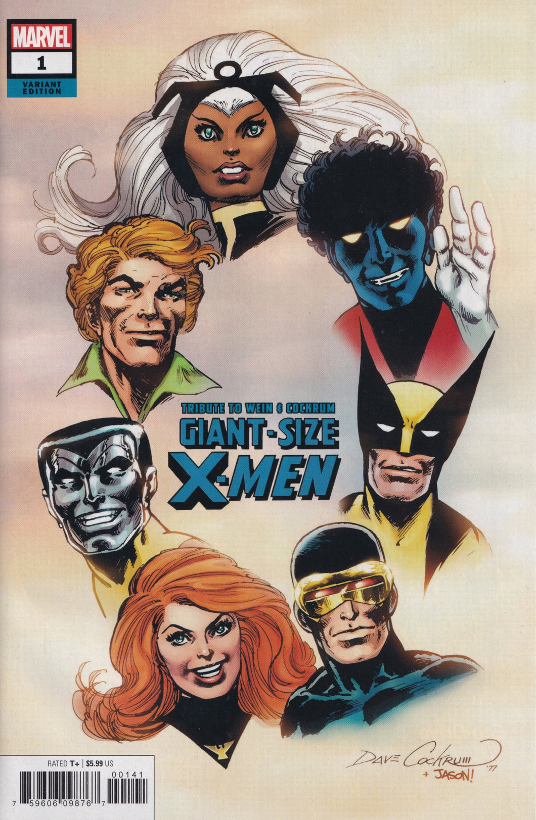 GIANT-SIZE X-MEN: WEIN & DAVE COCKRUM TRIBUTE #1 (COCKRUM VARIANT) Marvel Comics