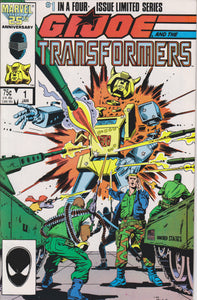 GI JOE/TRANSFORMERS #1 COMIC BOOK ~ Marvel Comics