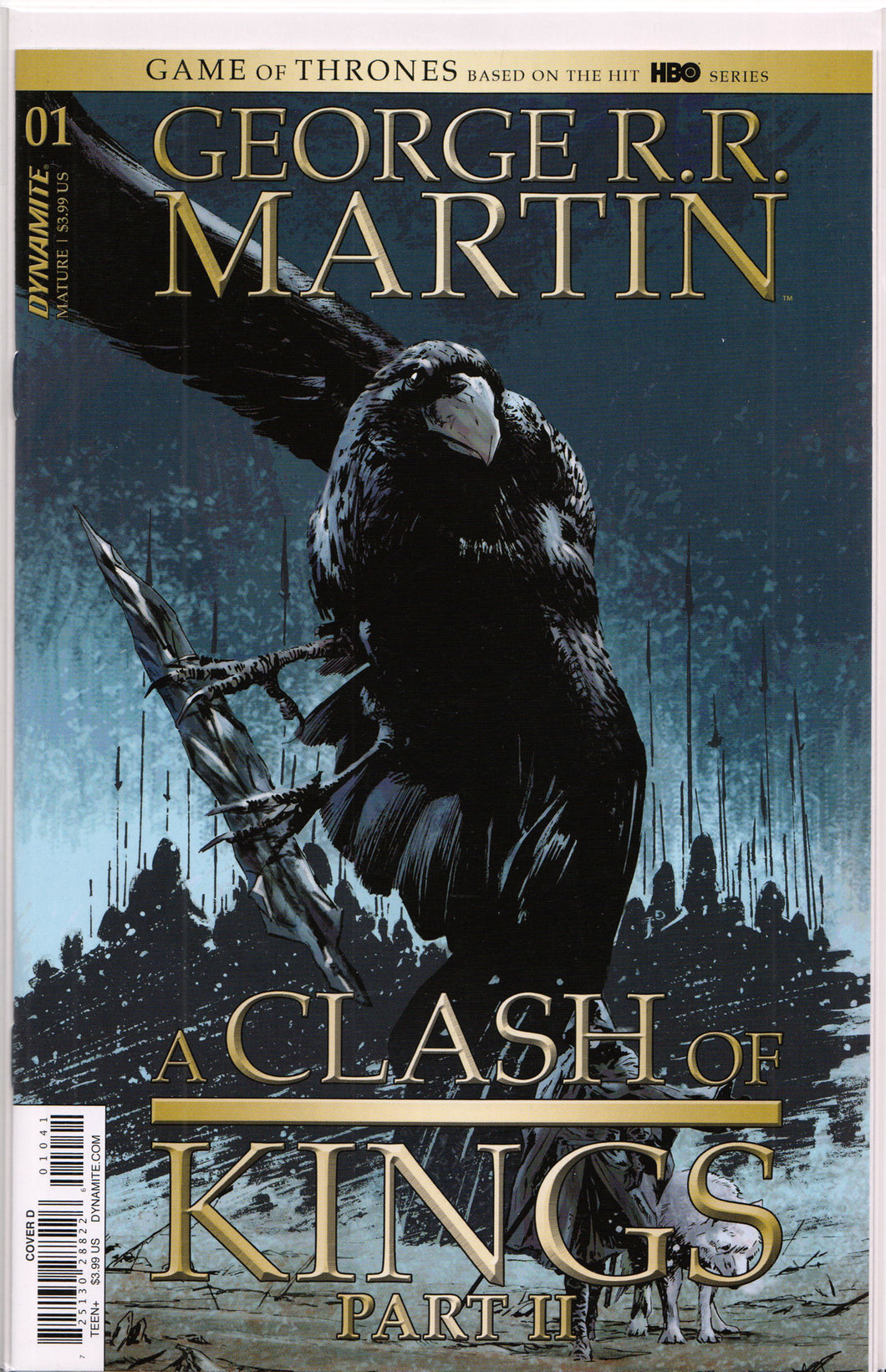 GAME OF THRONES: A CLASH OF KINGS II #1 (GUICE VARIANT) COMIC BOOK ~ Dynamite