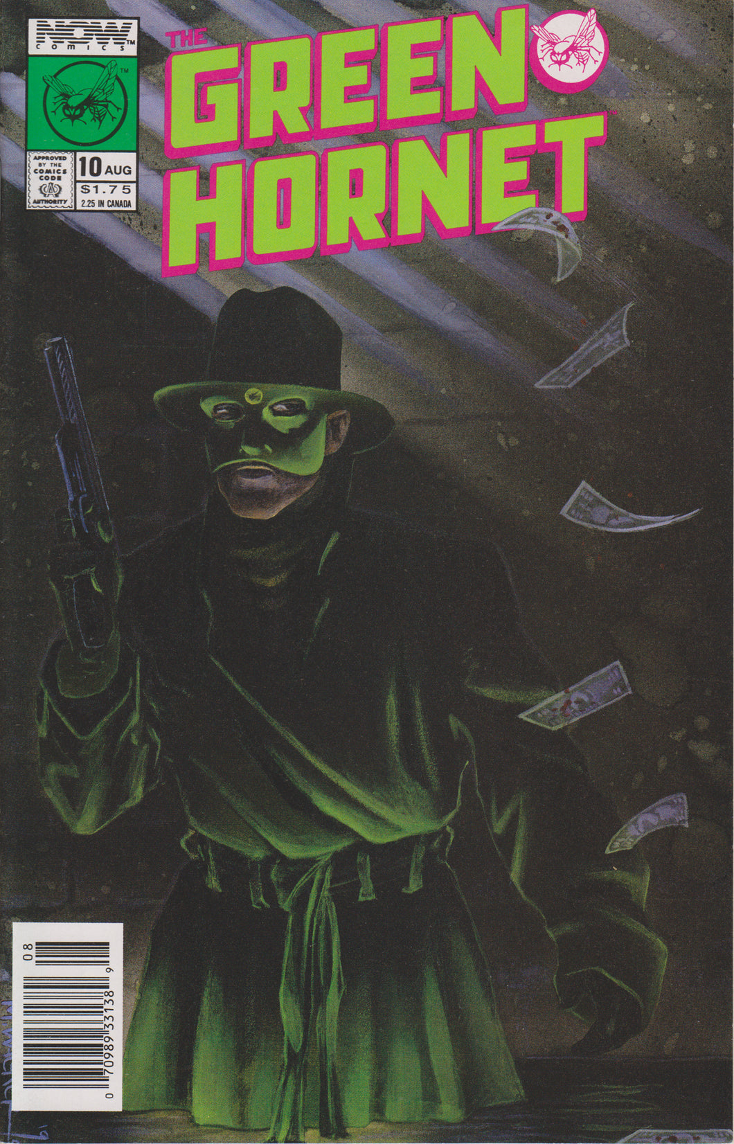 GREEN HORNET #10 COMIC BOOK ~ Now Comics