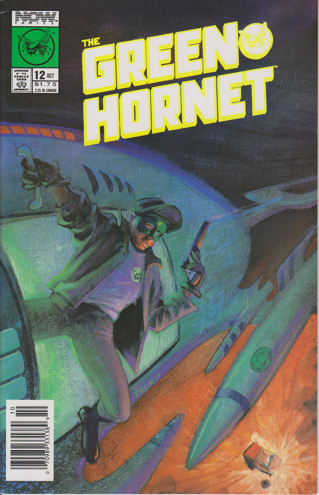 GREEN HORNET #12 COMIC BOOK ~ Now Comics